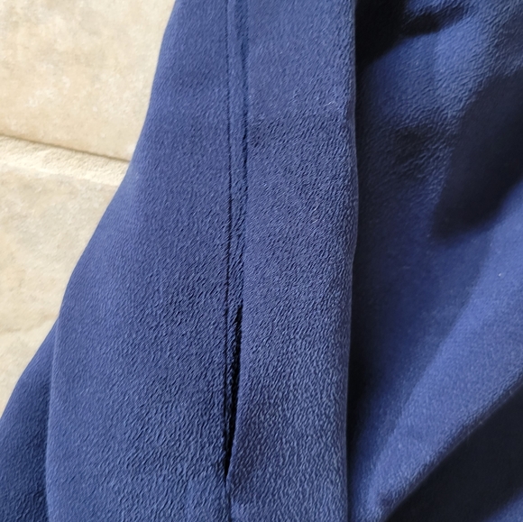 Blue Madewell Silk Dress - Picture 3 of 4